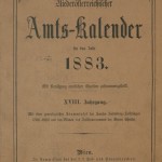 Amtskalender NÖ 1883